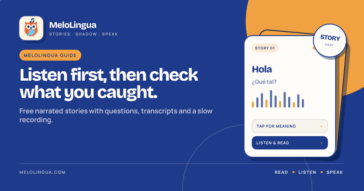 Spanish Listening Practice: 12 Free A1–A2 Stories